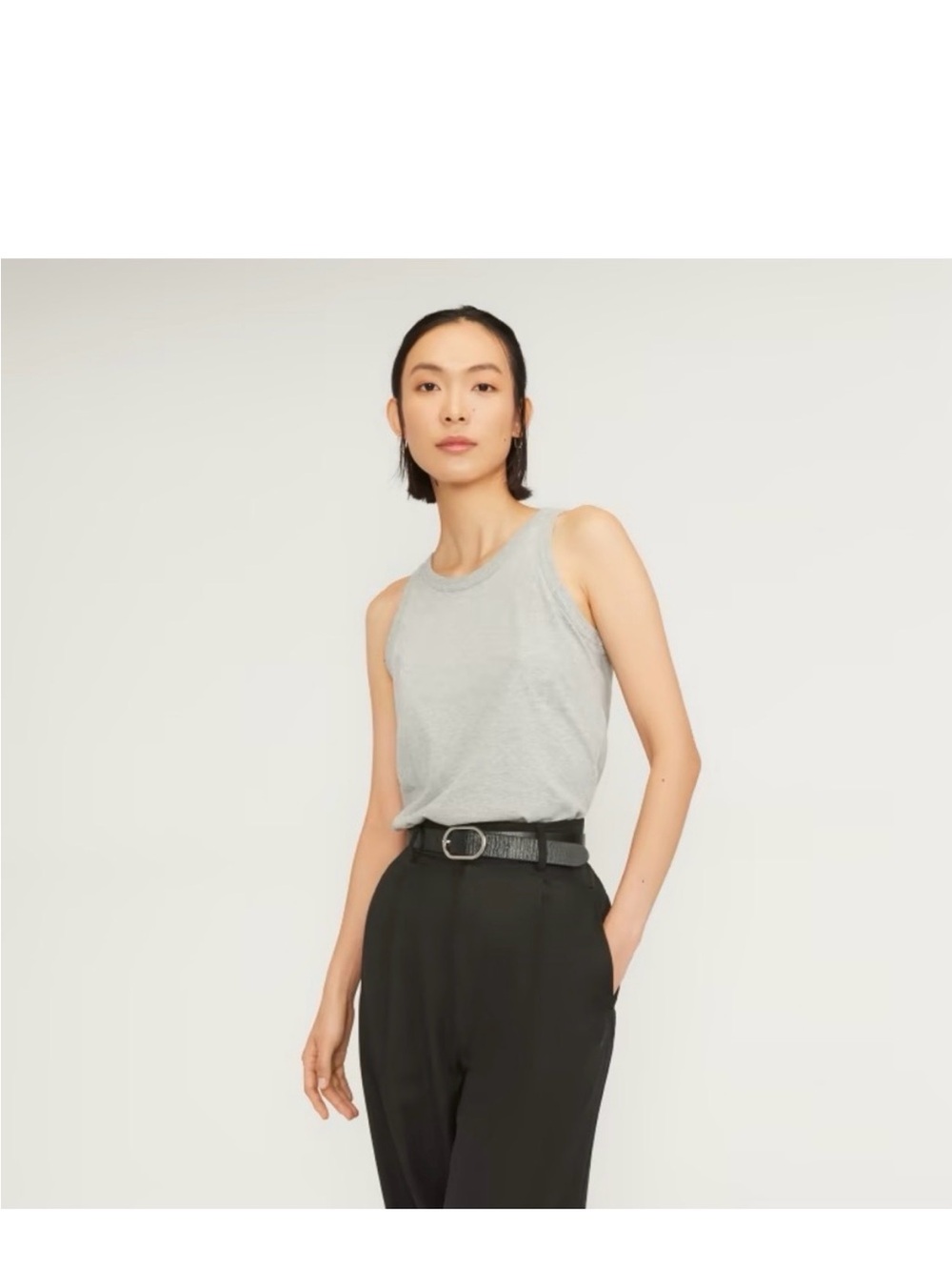 Everlane Organic Cotton Cutaway Tank